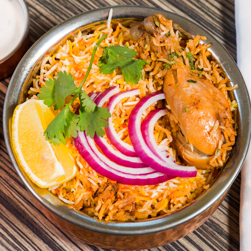 Hyderabad Chicken Dum Biryani