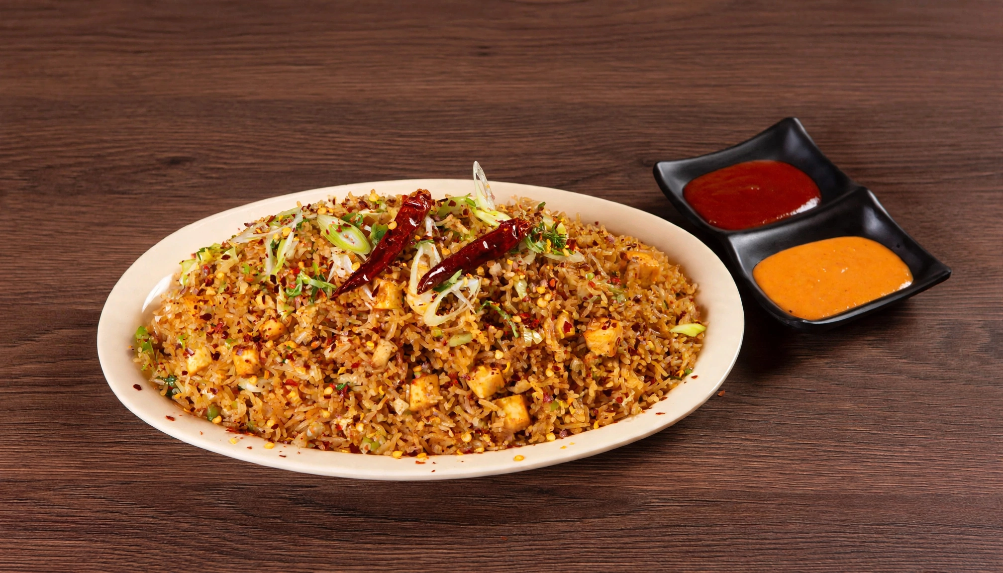 Paneer Schezwen Fried Rice