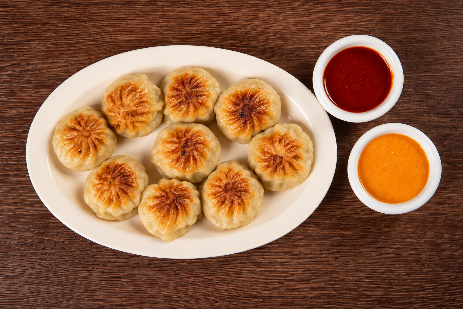 Pan Fry Chicken Momo