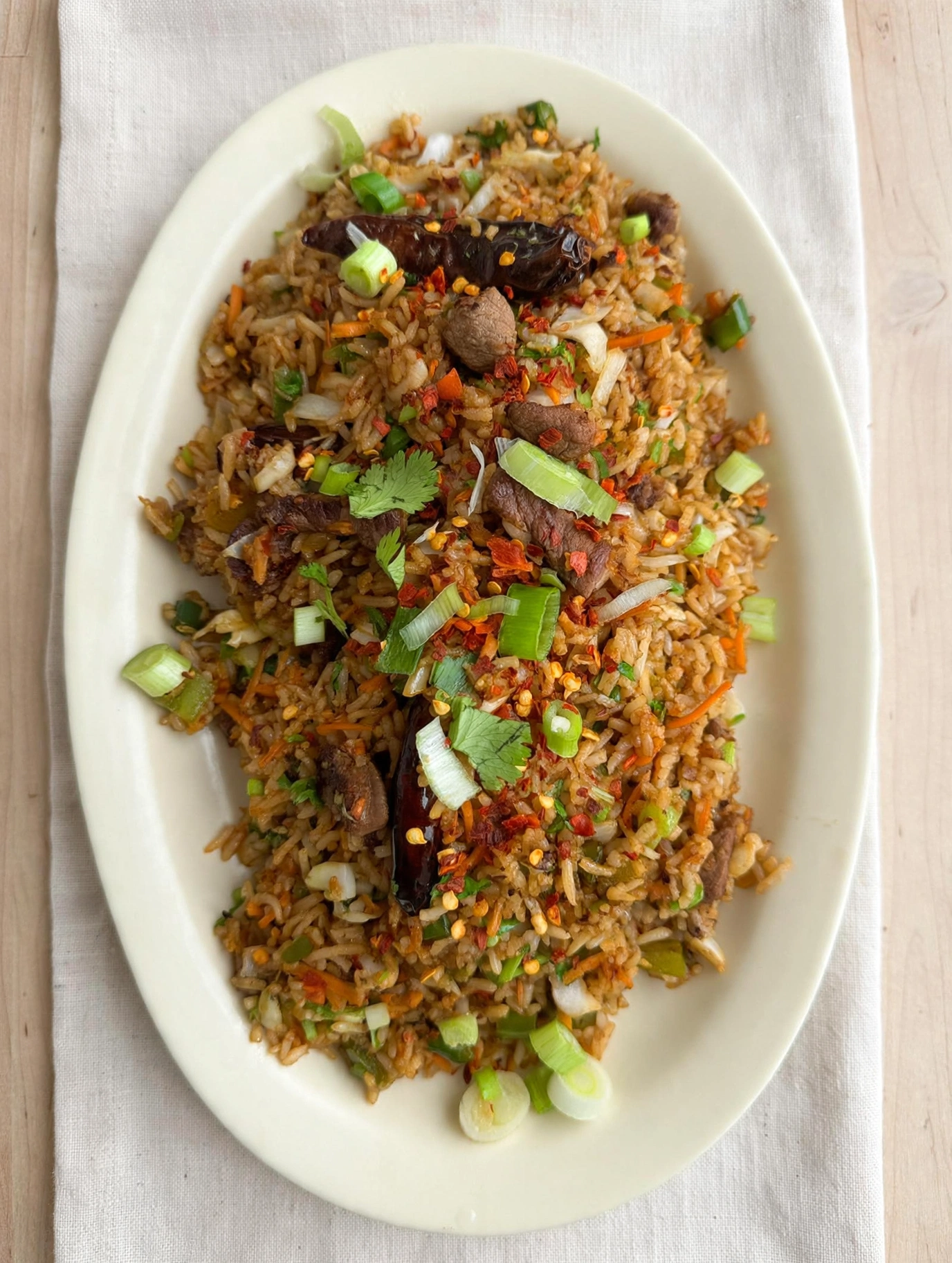 Lamb Schezwen Fried Rice
